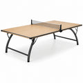 Table de ping-pong en bois et acier avec filet 274 cm