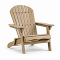 Chaise Adirondack en Bois Composite Beige