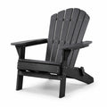 Chaise Adirondack en Bois Composite Noir